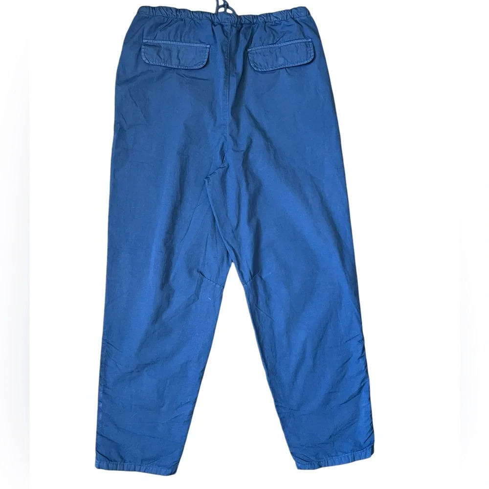 Free People parachute blue weight oversized light cotton pants